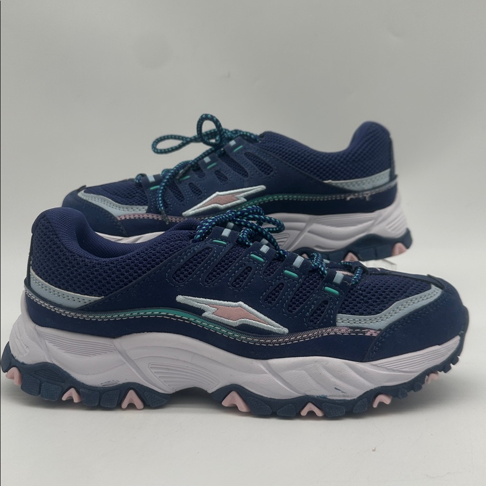Avia Elevate Memory Foam Blue & Teal Walking Running Athletic Shoes Women’s 6.0